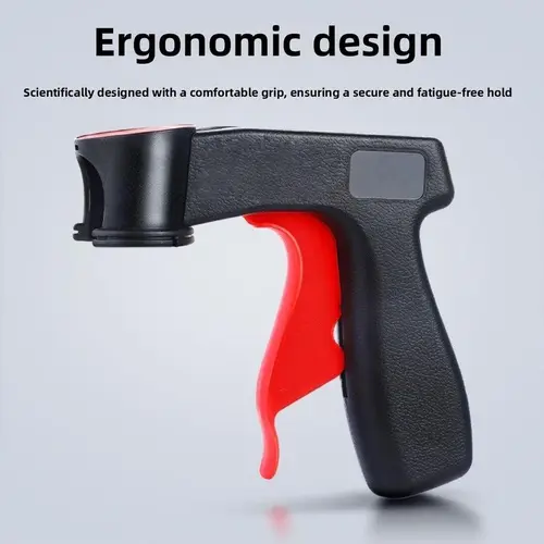 Portable Plastic Paint Spraying Tool Handle - Universal Ergonomic Grip, Reduces Fatigue, Makes DIY Projects Easier for Car Refinishing & Home Improvement Coating Applications