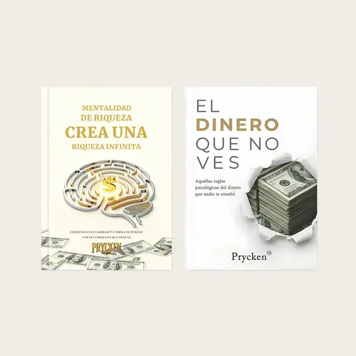 Pack Doble: Riqueza Mental + Psicología del Dinero | Doble Pack para Mejorar tus Decisiones Financieras y Crear Ingresos.Spanish speakers, ideal for personal growth enthusiasts and gift giving. tiktokshopspringglowup