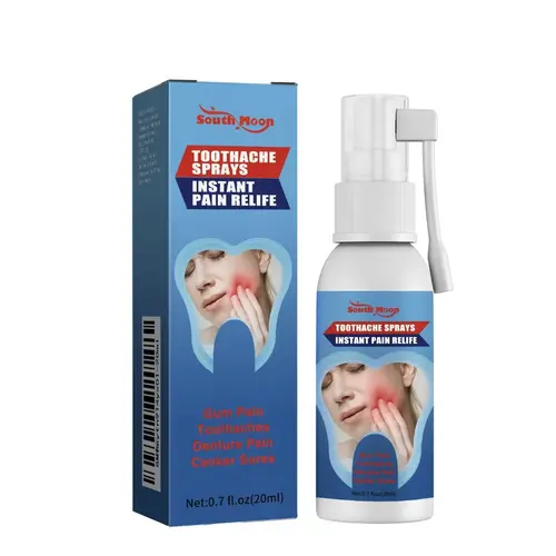 Portable Antibacterial Gum Care Oral Spray - 20ml Sensitive Teeth Support, Quick-Acting Toothache Relief, Tooth Decay Prevention, Gentle Daily Use