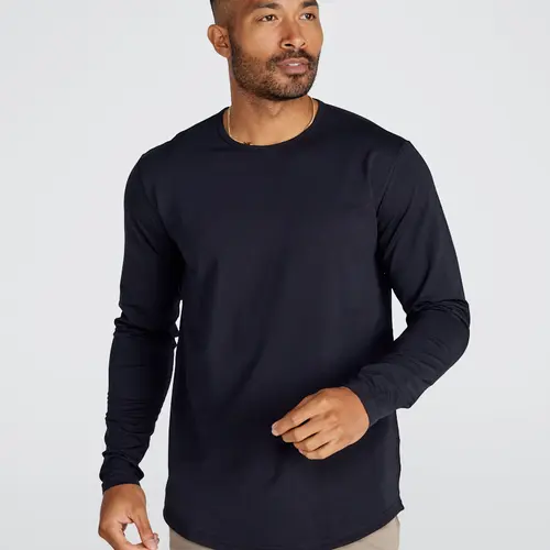 Drop-Cut Long Sleeve: LUX Slim Fit Fabric