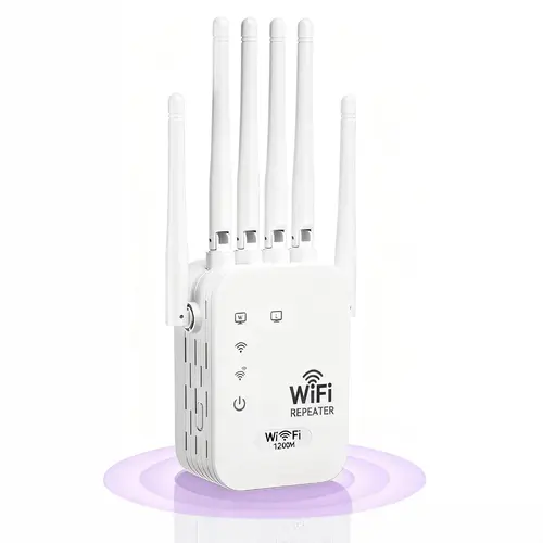 WiFi Range Extender - 2026 Upgraded High Speed WiFi Booster with 6 Directional Antennas, Wireless Signal Amplifier, Ethernet Port, Compatible with Mainstream Devices,back to school,back to school haul
