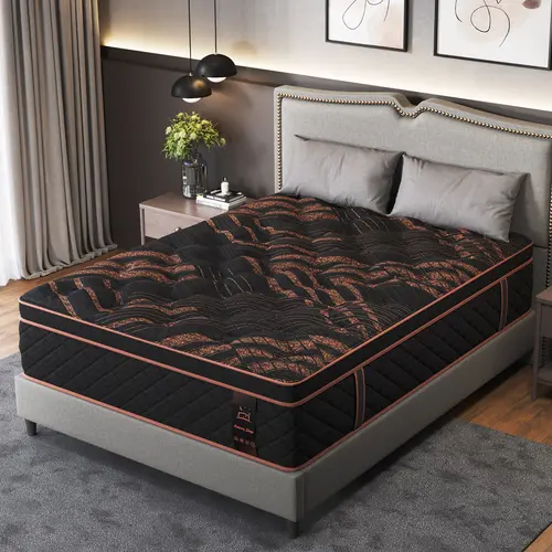 14"12" Twin Full Queen King Size Mattress in a Box Hybrid Spring Memory Foam, Medium Firm Ergonomic Mattress