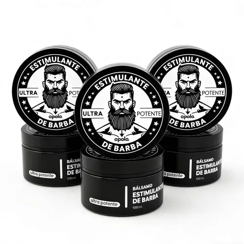 Beard Growth Cream for Men with Potent Minoxidil Formula - Non-Greasy Daily Care for Thicker Facial Hair & Anti-Hair Loss, Hair Products, Facial Hair Growth