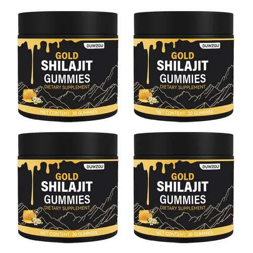 Organic Manuka Honey Shilajit Gummies - 30 Count | Stamina & Boost Energy | Fitness Supplement &  Sports
