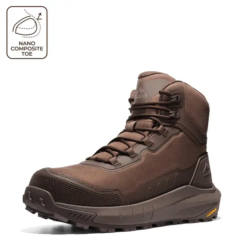 【SummerFinds】NORTIV 8 Nano Composite Toe Boots for Men Work Boots Anti-Fatigue Waterproof Lightweight Non-Slip ASTM F2412-24 for Warehouse Construction DriftShield-nano tiktokshopspringglowup,summerwins