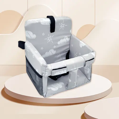 Shopping Cart Seat Pad, Soft Comfortable High Chair Cushion, Multi-Purpose Foldable Design, Easy to Carry, Travel