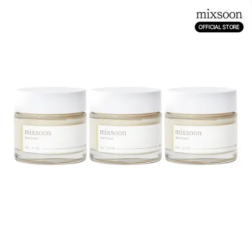 [mixsoon Official] Bean Cream Trio (50ml x 3) - Intensive Moisturizing Facial Cream