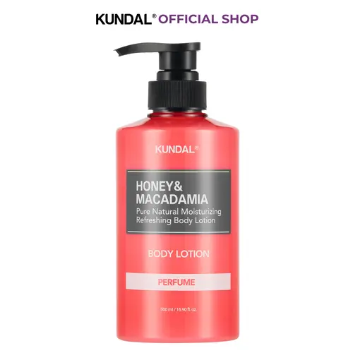 [KUNDAL] Honey & Macadamia Body Lotion with Aloe & Niacinamide | Deep Moisturizing Barrier Care | For Normal to Dry Skin