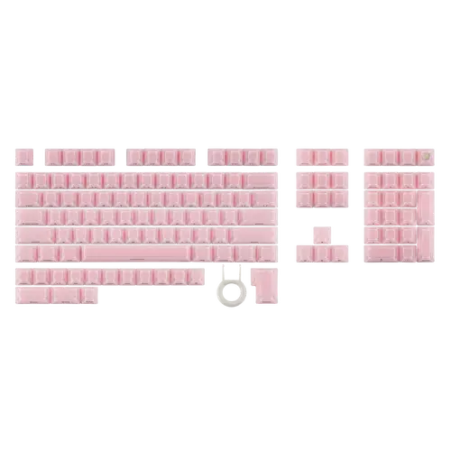 EPOMAKER Lusterfly Jelly Keycaps Set - 123 Keys Double-Shot Laser Engraved, MDA Profile, ABS+PC Durable Material, Non-Shine-Through, MX-Compatible, Easy Installation Complete Kit for Full Keyboard Upgrade (61/68/84/87/98/100/104-Key Mechanical Keyboards),