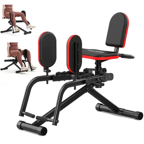 HXD-ERGO Hip Abductor Machine - Unisex Home Gym Strength Training Equipment, Adjustable Resistance Sporty Leg Gear for Glute, Inner & Outer Thigh Workouts, Sporty Leg Machines