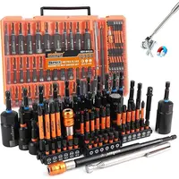 Upgraded 79-Piece Magnetic Impact Nut Driver Set, Metric & SAE with 3LB Magnetic Pickup Tool, Socket Adapters, Wing Nut Driver, Universal Sockets, Quick-Change Bit Holder & Extensions, Power Bits