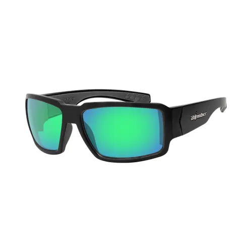 Bomber Eyewear Boogie Bomb Polarized Sunglasses - Unisex Medium-Large Heavy Floating Foam Frame, UV Protection, ANSI Z87+ Rated for Construction & Boaters, Resin Lens Water Sports Sunglasses, Kayaking