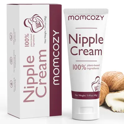 Momcozy NM001 Nipple Cream for Sore & Cracked Nipples - Breastfeeding Pain Relief