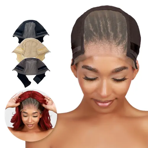Swiss Lace Wig Cap for Women, Glueless Breathable Transparent Lace Wig Cap with Adjustable Elastic Headband, Comfortable Secure Fit for Lace Front Wigs,back to school,back to school haul