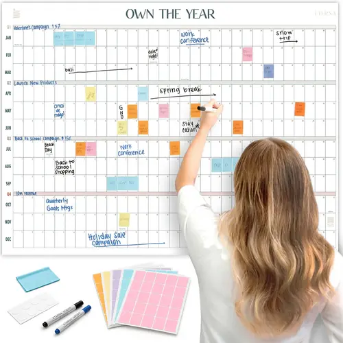 Undated Own The Year Calendar