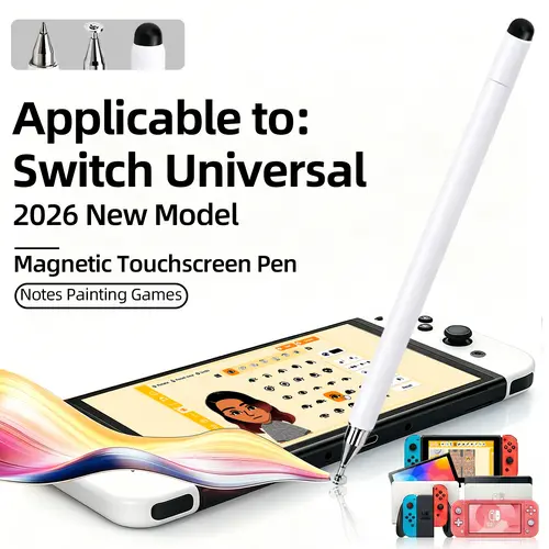 3-in-1 Universal Stylus for All Touch Screens, For iPad & iPhone 17 Pro Max Phone,Switch, High Sensitivity Disc Stylus for Smooth Scrolling, No Bluetooth Needed BackToSchool