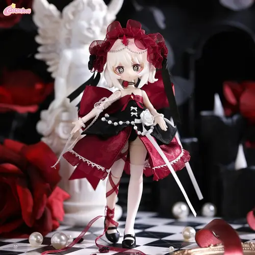Meki Creaters's Essence Series MJD Blind Box, 1/12 Ball Jointed Doll, Cute Dress Up Doll with Joints, Collection Action Figure for Birthday Christmas