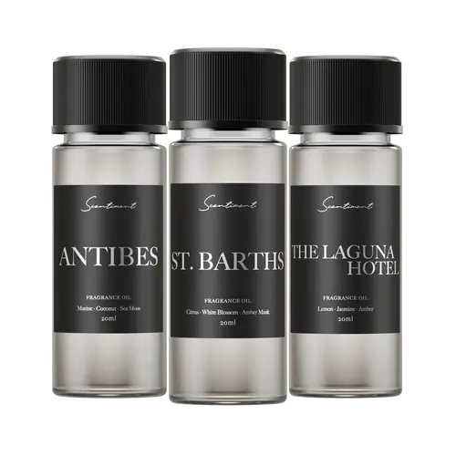 Scentiment Hotel Scent Voyage Discovery Sets - Luxury Hotel-Inspired Diffuser Oils for a 5-Star Home Experience