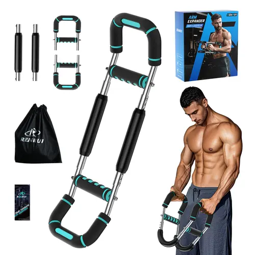 RENRUI Unisex Adjustable Arm Trainer - Customizable Home Gym Equipment, Functional Resistance Work Tool for Strength Training & Muscle Building