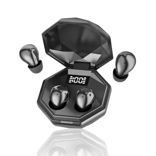 INSONIXN SK45 ANC In-Ear Wireless Headphones - Lightweight Wireless Earbuds, Earbud, Noise Cancelling, Heavy Bass, Tiny Size, Touch Control, Display, Sleep Aid, Cable Management, Car Audio Systems Compatible (TikTok Shop Back to School)