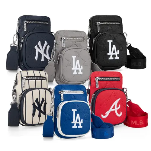 MLB Women & Men Small Crossbody Bag,Shoulder Bags for Chest Bag Cross Body Bag Fanny Pack for Outdoors Hiking Traveling,Crossbody Small Sling Backpack Sling Bag （B）25-325