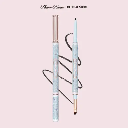 Flower Knows Bunny Garden Collection Gel Eyeliner, 2-in-1 Cosmetic Brush-Included Longwear Eyeliner, All-Day Stay, No Tugging, No Skipping, Eye Makeup Products for Enhancing Eye Makeup, #tiktokshopbacktoschool, #sohochic