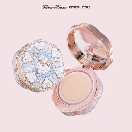 Flower Knows Bunny Garden Collection Cushion Cream Foundation, Full coverage, Ultra-Light, Blur pores and fine lines, with Skincare Essence Infusion, #summerwins, #DealsForYouDays
