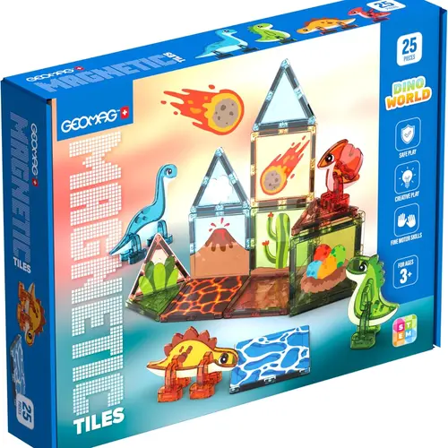 Geomag Magnetic Tiles Dino World 25