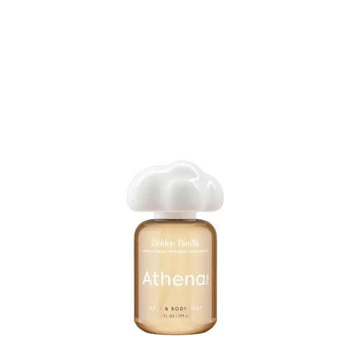 Golden Vanilla - Athena Club Hair & Body Mist | Fine Fragrance | Lightweight & Layerable | Long-Lasting Wear | Dual-Purpose for Hair + Body