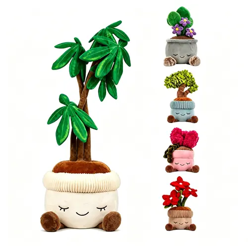 Greenhouse by Russ Plush Plant Home Decor – Plush Tree, Plush Plants & Hanging Flower Designs – Soft, Cute Decorative Accents in Multiple Sizes