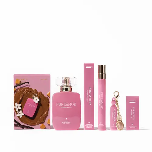 PUREAMOR Sweet Rome P4 Pheromone Perfumes for Women - Mini Perfumes (2ml/12ml/30ml) with Blackcurrant, Jasmine, Bourbon Vanilla Notes, Cozy Woody Sweetness, Estratetraenol Allure, Fruity Floral Fragrance