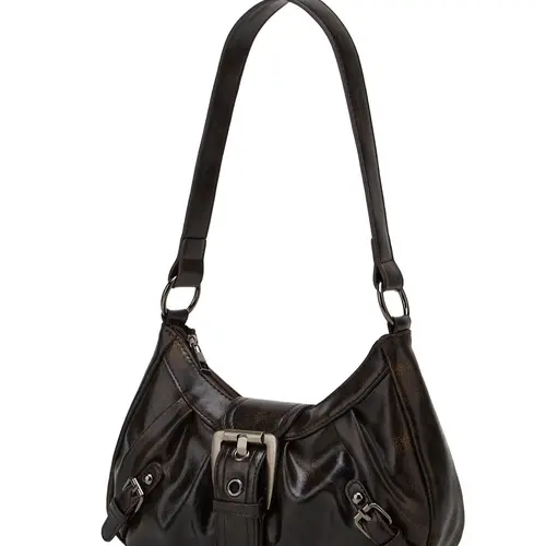 New Women's Underarm Small Design Vintage Simple Versatile Commuter Motorcycle Bag, Casual Crossbody Bags, Handbag Shoulder Bag, Suitable for Shopping Daily Commuting