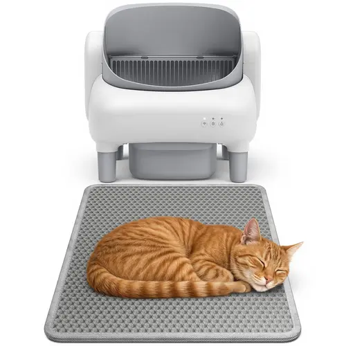 Soft Leakproof EVA Cat Litter Mat, Double-Layer Honeycomb Design Trapper, Easy-Clean Floor Protection Accesso,SohoChicry for Cat Litter Boxes #backtoschool#sohochic