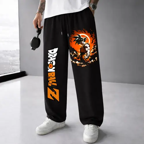 Oversized Sports Pants Loose Lounge Pants Black & Gray Pants Streetwear Pants Women Outfits Casual Pants Daily Wear Pants