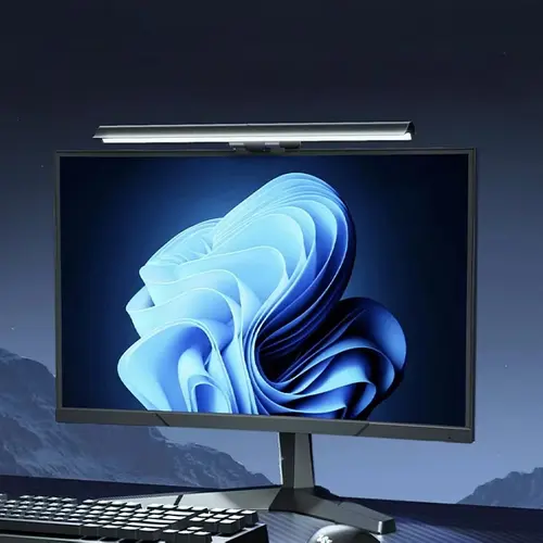 RGB LED Monitor Light Bar with Ambient Lighting, Dual-Sided Backlit USB Touch Control, Stepless Dimming & 3 Color Modes, Eye-Caring No-Glare, Space-Saving for Home Office Desk, Computer Accessories  summerwins, Adjustable Rgb Lighting, Rgb Light Effect, L