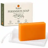 Persimmon Soap for Old People Smell - Japanese Persimmon & Green Tea Extract - Natural Deodorant Soap for Men & Women, Gentle on All Skin Types backtoschool