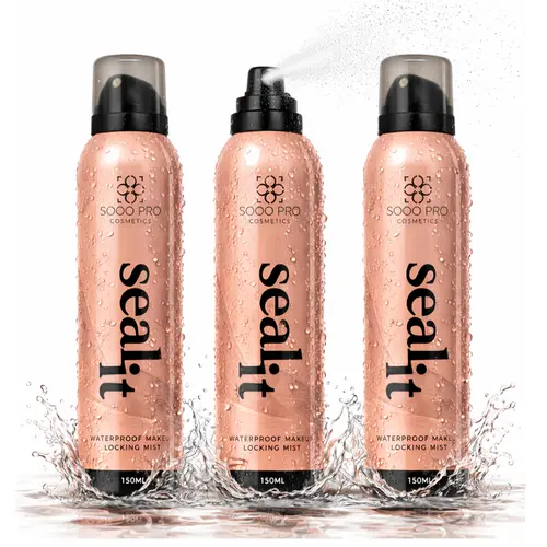 Waterproof Makeup Setting Spray - Seal it Transfer Proof Sweat Proof Long Lasting Mist for All Skin Types Dry Normal Combination Oily