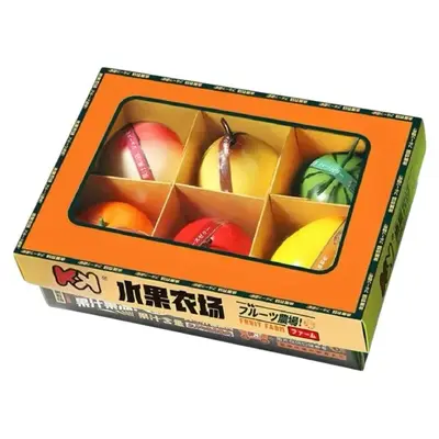Yo Man Fruit Farm Juice Jelly Mixed Flavors Fruit Shape Jelly- Gift Box