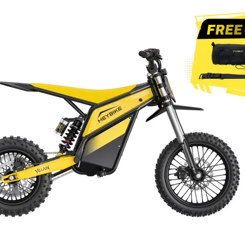 HEYBIKE VILLAIN Electric Bike | Peak Power 4160W | 190N·m Torque | Top Speed 45 MPH | Range Up to 50 Miles | 52V 26Ah Removable Battery | All-Terrain Fat Tires | Hydraulic Suspension | IPX6 Waterproof | Magnetic Safety Cut-Off