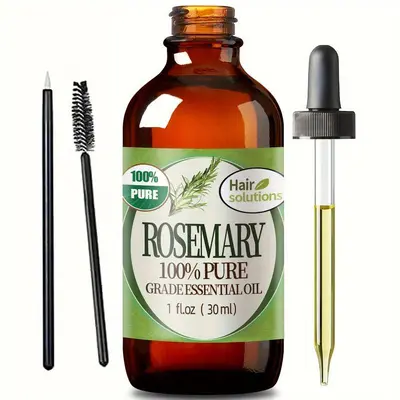 30ml Rosemary Oil for Hair Growth with Biotin & Mint - Natural Scalp Strengthening Treatment for Thinning Hair, Hair Loss Repair Serum for Women & Men, Edge Booster & Split Ends Moisturizer