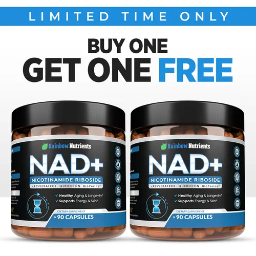 (2-pack) 13,510mg NAD+ Supplement- Nicotinamide Riboside, Resveratrol, Quercetin & BioPerine (High Absorption)- Liposomal NAD Booster for Anti-Aging, Cellular Energy, Skin- For Women & Men- 180 V Capsules