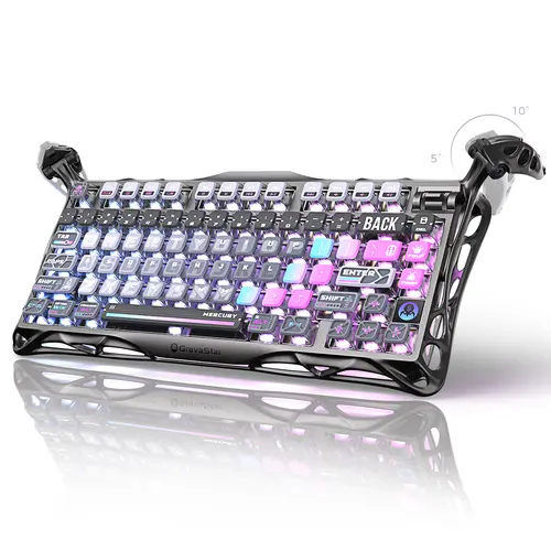 GravaStar Mercury K1 Pro 75% Wireless Mechanical Gaming Keyboard, Gasket Compact Custom Keyboard Hot-Swap Socket, Linear Switches, with RGB Backlit & Frame summerwins DealsForYouDays,back to school,back to school shopping