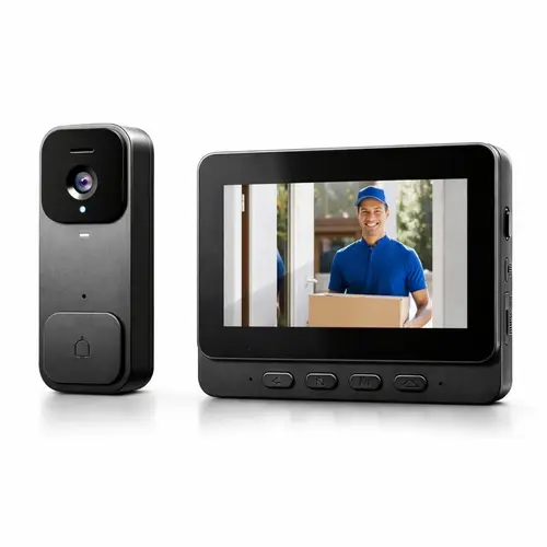 2026 Upgraded X7/X8 No WiFi Video Doorbell with Screen – Wireless Doorbell Camera, No App, No Monthly Fees,Two-Way Talk, Night Vision