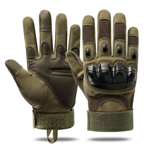 Tactical Full Finger Gloves with Soft KnuckleProtection,Touchscreen,Non-Slip,Breathable,For Outdoor Sports, Motorcycle Riding, Training,Hunting,MenWomen,work gloves [Valentine's Da]
