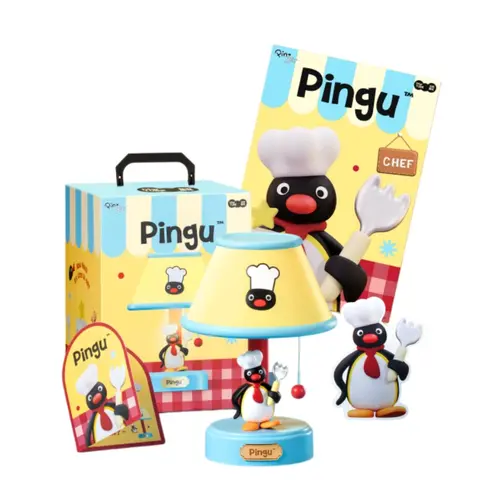 MARTUBE Pingu Pull Chain Lamp, 3-Level Dimmable Desk Light, Cute Penguin Night Light, Home & Bedroom & Dorm Room Decorations, Fun Birthday Gift for Kids & Adults, Home Decor, Bedroom Decor,back to school,back to school haul