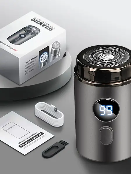 【DealsForYouDays】Mini Electric Shaver for Men - IPX7 Waterproof, Ultra-Thin 3D Floating Blades, Fast Type-C Charging, Cordless Portable Travel Razor, Wet/Dry Use Summervibes