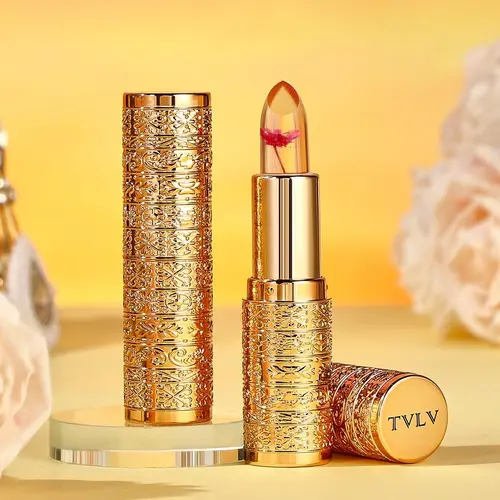 Color Change Magic Lipstick - Long Wear, Natural-Looking, Moisturizing Daytime Lip Balm with Soft & Tender Lip Color, Glossy Stain, Fine Line Reduction, Plumping Effect, Ideal for Women, Valentine's Day Gift, Long Wear Lipstick & Lip Gloss
