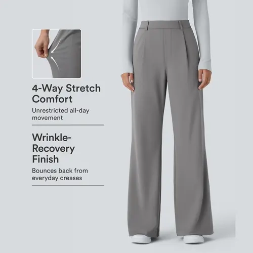 Halara Flex™ DayStretch High Waisted Pocket Work Flare Pants