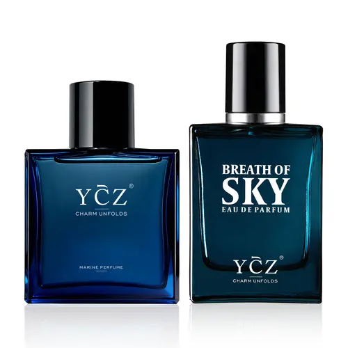 [YCZ] Women's Fragrance Gift Set for Adults, 2-Piece Long-Lasting Liquid Eau de Parfum - Marine Citrus, Woody Ginger Notes, 2×1.7 fl oz (50ml) Single Item, All-Day Wear