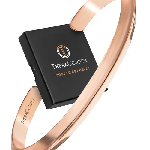 TheraCopper Copper Bracelet for Men & Women (Prism) — 100% Pure Copper Bracelets — Raw, Solid & Uncoated Authentic Handmade Tibetan Bracelet Cuff Bangles